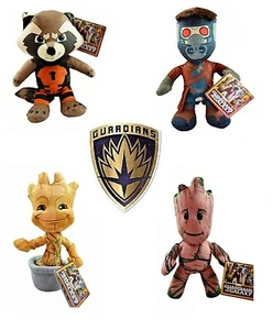 MARVEL I GUARDIANI DELLA GALASSIA PERSONAGGI IN PELUCHE 18 CM 7" GROOT ROCKET - Picture 1 of 4