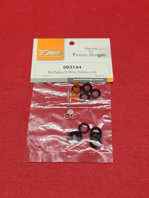 Team Magic T.M. Junta tórica polea E4 7x2 mm (10 piezas) # 503144 nueva en paquete original Foto 1 de 4