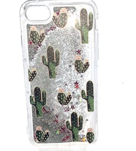 Girly Moving Glitter Liquid Phone Case Cover iPhone 7 / 8/ SE - Picture 1 of 4
