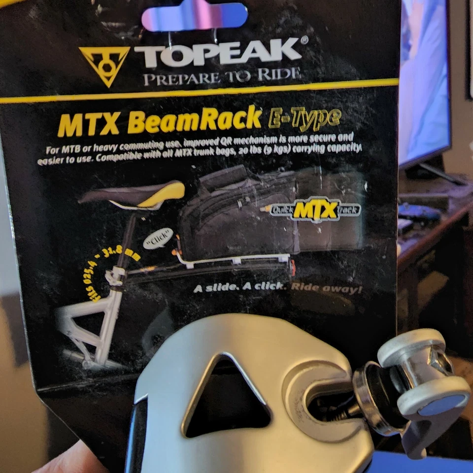 Topeak MTX E-Type TA2096E Portabicicletas Trasero Bicicleta Tija de Sillín Montaje NUEVO NUEVO CON ETIQUETAS Foto 1 de 4