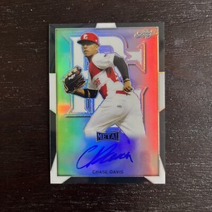 Chase Davis 2019 Leaf Perfect Game Metal /15 Auto Autograph On-card CARDINALS