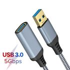 Laptop Computer Male to Female USB 3.0 Extension Cable Data Cord Extender