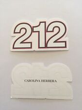 1 Très jolie carte parfumée 212 De Carolina Herrera