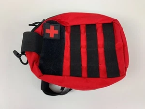 Bolsa de viaje médica de emergencia roja negra bolsa de seguridad senderismo deportes alerta de alergia - Imagen 1 de 5