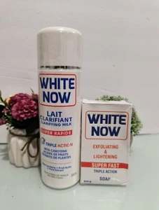 White Now Lightening Milk Triple Action Lotion 500ml + White Now Seife - Bild 1 von 6
