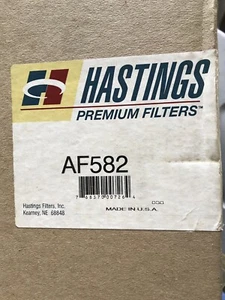 Hastings AF582 Air Filter Free Shipping-Loose Gasket Pinched Reflected In Price - Picture 1 of 4
