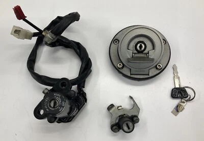 2006-2015 Yamaha FZ1 Fazer Ignition Switch Gas Cap Seat Lock Set Lockset Key OEM - Image 1 of 4