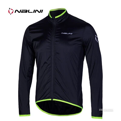 NEW Nalini BRIZA Mid-Season Lightweight Windproof Cycling Jacket : BLACK - Image 1 of 4