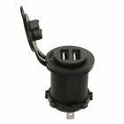 Dual .2A 5V Socket Charger Waterproof Power Outlet for Auto Car Motorcycle