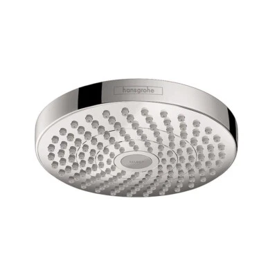 ​Hansgrohe 26523001 2 pulverizadores 7,4 pulgadas Cabezal de ducha de lluvia fijo de bajo flujo en cromo Foto 1 de 4