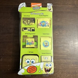 SpongeBob SquarePants Intec GBA SP Starter Kit Blister Pack - Super Rare, Sealed - Picture 1 of 15