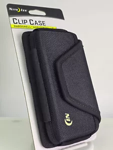 Nite Ize Universal Hardshell XL Holster Case Rugged Pouch w/Belt Clip - Black - Picture 1 of 6
