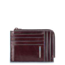 NEW PIQUADRO Wallet B2 Leather Brown - PU1243B2R-MO