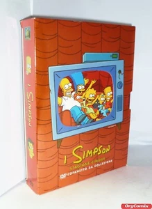 DIE SIMPSONS - STAFFEL 5 KOMPLETT - SAMMELBOX 4 DVD DISCS TOP - Bild 1 von 3