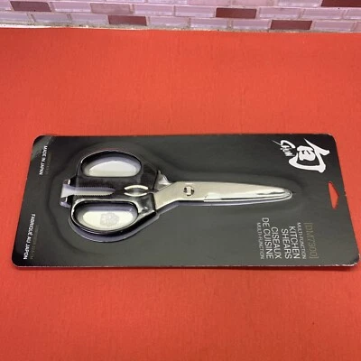Shun Multi Purpose Shears Stainless Steel Kitchen Scissors DM7300 Black 3.5 I... - Image 1 of 4