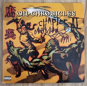 Wu-Tang Clan (3 Autos) Signed Wu-Chronicles Vinyl Record Cappadonna RAD - Picture 1 of 2
