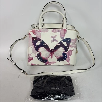 DKNY Paige Butterflies SATCHEL  TOTE  HAND BAG - Image 1 of 4