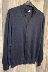 Gran Sasso of Italy Wool Buttoned Cardigan Jumper New without Tags XL RRP £185 - Picture 1 of 8