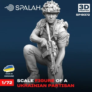 Figura escala partisana ucraniana modelo 1:72 Spalah SP19372 - Imagen 1 de 3