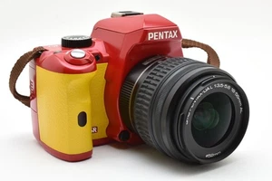 PENTAX K-r Red & Yellow 12.4MP Digital SLR Camera w/18-55mm Lens From Japan 9280 - Picture 1 of 14