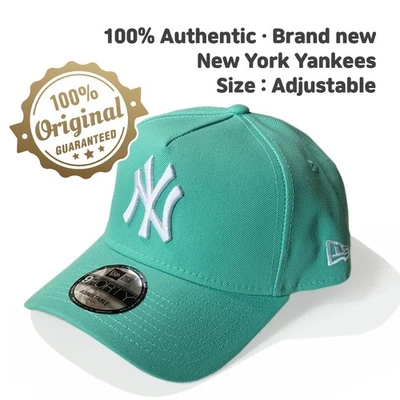Boné New Era 9FIFTY New York Yankees - Verde perfeito, ajustável, autêntico - Imagem 1 de 4