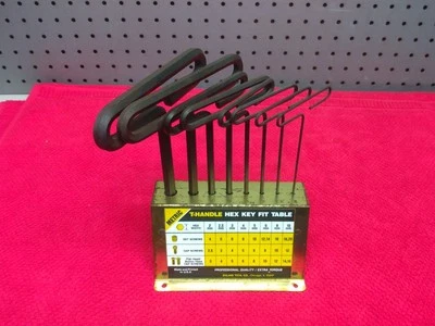 Vtg Eklind Metric T-Handle Hex Key 8-Piece Set W/Stand 2-10 mm Made In USA 🇺🇸  - Image 1 of 4