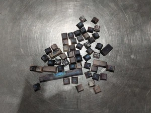 GOOD CONDITION Lot of Assorted Keycaps Brown/Blue - Picture 1 of 1