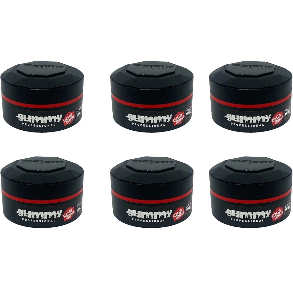 6x Gummy Professional Keratin Complex Styling Wax Ultra Hold 150ml - Image 1 of 1
