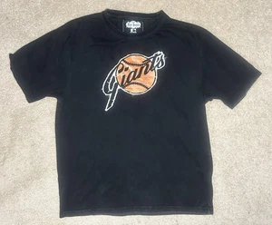 Vintage San Francisco Giants T-Shirt XL rot Jacke MLB Baseball Tee schwarz orange - Bild 1 von 4