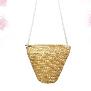 Fashion Straw Crossbody Bag Woven Beach Bag for Women Holiday Straw Woven Bag - Bild 1 von 11