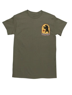 Fallout Vegas New California Republic NCR Ranger Badge T-Shirt Military Green - Image 1 of 2