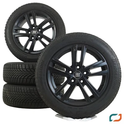 Original Seat Leon 5F Altea 5P Winterreifen Winterräder 205/55 R16 91H SE026516 - Bild 1 von 4