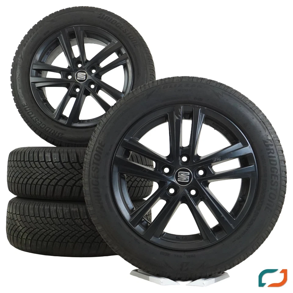 Original Seat Leon 5F Altea 5P Winterreifen Winterräder 205/55 R16 91H SE026516 - Bild 1 von 4