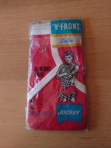 Jockey "Y FRONTS" vintage años 60 sellado en embalaje original, talla 40 XL - Imagen 1 de 3