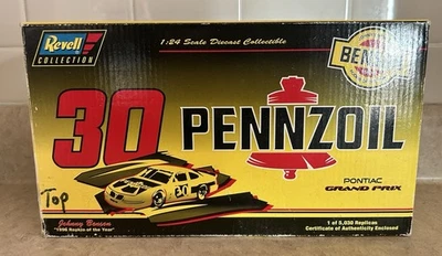 Autografiado 1996 Colección Revell Johnny Benson #30 Pennzoil 1/24 Diecast Car Foto 1 de 4
