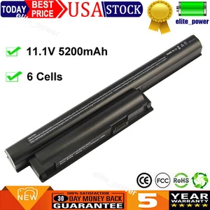 BPS26 Laptop Battery for Sony VAIO VGP-BPS26 VGP-BPS26A VPC-CA 11.1V 5200mAh - Picture 1 of 13