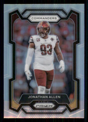 2023 Panini Prizm Prizms Silver #298 Jonathan Allen - Image 1 of 2