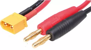 Robbe LADEKABEL XT-60 STECKER, 14AWG Bananenstecker, 46020 Günther Modellsport - Bild 1 von 1