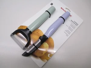 KitchenAid 2 Sparschäler Set in Pistaziengrün und Mauve Helllila - Bild 1 von 1