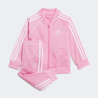 Tuta Adidas bambino bambino bambina ragazza pantaloni jogging top felpa joggers - Immagine 1 di 4
