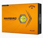 New Callaway Warbird Golf Balls One Dozen (12) Yellow