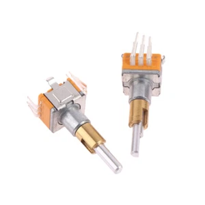 EC110701N2B Dual-Shaft Axis 360-Degree Rotary Encoder With Push Button Switch - Afbeelding 1 van 12