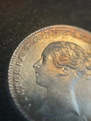 1841 Britannia Groat Victoria 4 Pence Silver British - Image 1 of 4