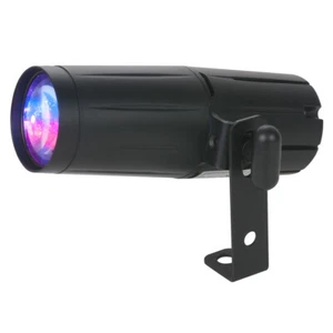 AMERICAN DJ PINSPOT LED QUAD DMX RGBW 8-WATT LIGHTING FIXTURE W/ INCLUDED REMOTE - Picture 1 of 3