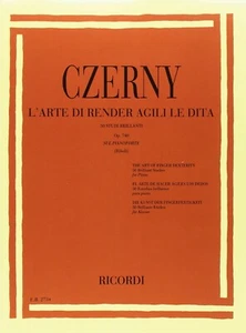 Czerny L'arte di rendere agili le dita 50 studi brillanti per pianoforte OP. 740 - Foto 1 di 1