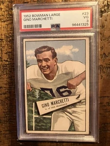 Colts Gino Marchetti HOF Legend 1952 Bowman Rookie, PSA 3. - Picture 1 of 2
