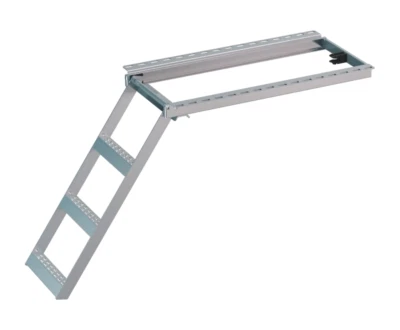 Aufstiegsleiter LKW Ausziehleiter feuerverzinkt  3-stufig - Bild 1 von 4
