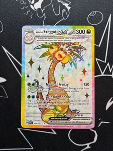 Alolan Exeggutor EX 225/191 Pokemon TCG Surging Sparks Full Art Ultra Rare - Picture 1 of 3