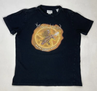 Camiseta De Colección Energie Metal Head Tour Gráfica Mujer Mediana Negra Y2k Foto 1 de 4