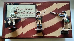 W Britains 17280 American Revolution Continental Infantry Set in Box - Picture 1 of 5